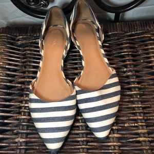 Merona d’orsay pointed flats.